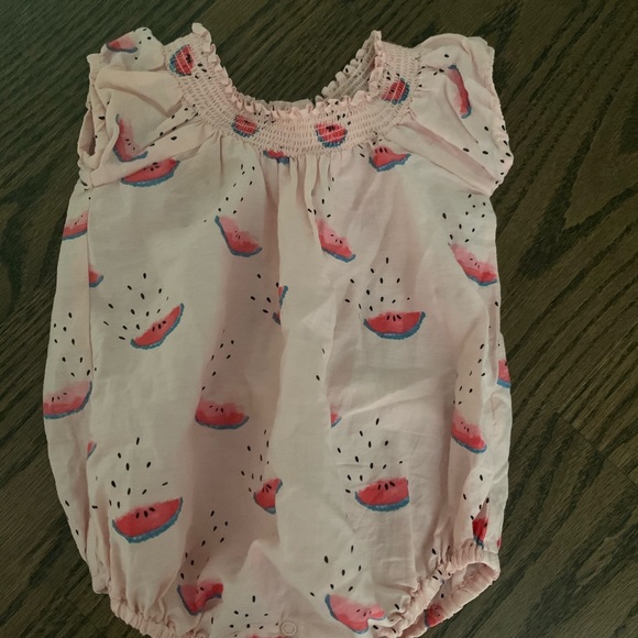 Egg New York Watermelon Romper - Picture 1 of 3